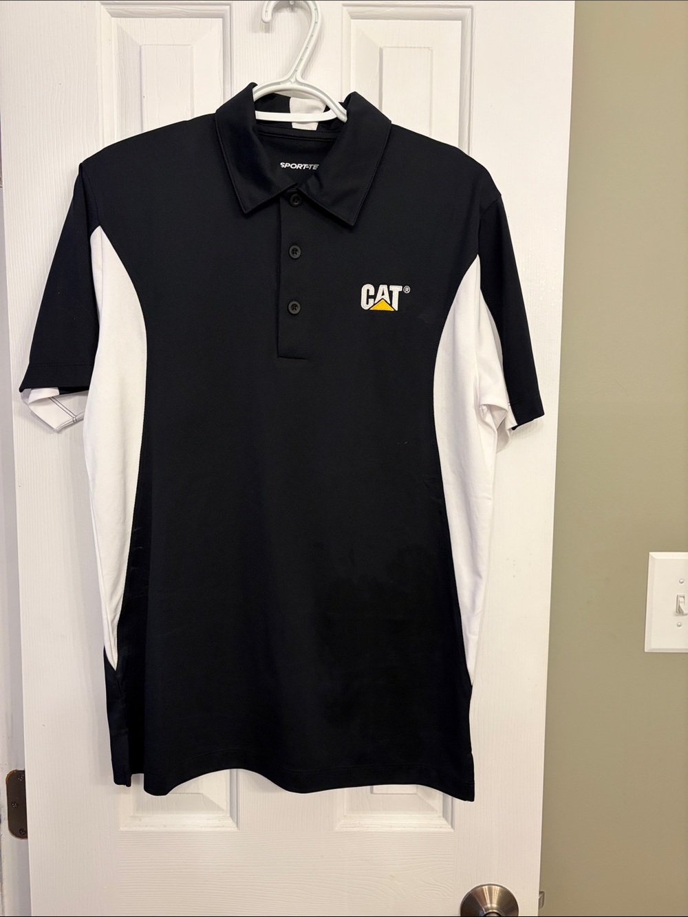 Kids' Black & White Polo Shirt